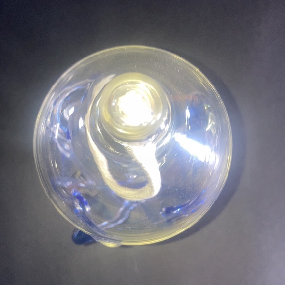 Jozefina Krosno blown glass octopus oil lamp vintage - Picture 4 of 13